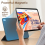 JETech Coque Magnetique pour iPad (A16) 11ème/10ème Génération (2025/2022), Attachement Magnetique, Fin Housse Étui avec Veille/
