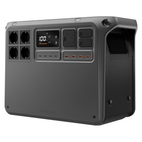DJI Power 2000, station électrique portable 2 048 Wh (Batterie LFP), format compact, sortie stable de 3 000 W, recharge de 0–80%