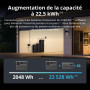 DJI Power 2000, station électrique portable 2 048 Wh (Batterie LFP), format compact, sortie stable de 3 000 W, recharge de 0–80%