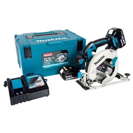 Scie circulaire 18V LXT Ø165 mm (2x5,0 Ah) en MAKPAC - MAKITA DHS680RTJ