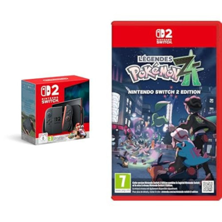 Nintendo Switch 2 + Mario Kart World & Légendes Pokémon Z-A