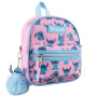 Disney Sac de point Mini sac à dos avec point de porte-clés | Sac à dos pour petits enfants | Sac de fille | Rose taille unique
