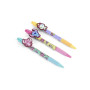 Disney Store Stitch - Lot de 3 stylos gel avec clip de figurine pour enfants - Articles de papeterie colorés pour l'école et les