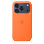 Apple Coque en Silicone avec MagSafe pour iPhone 17 Pro – Orange ​​​​​​​