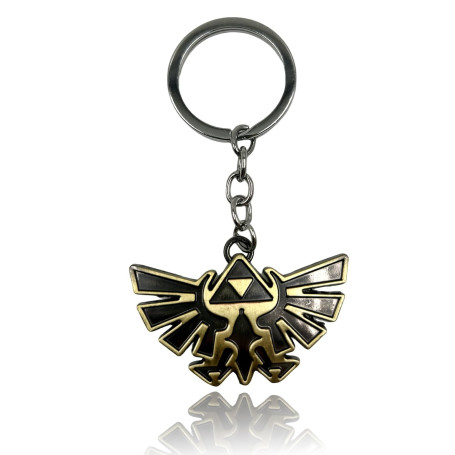 Ubephant Porte-Clés Zelda, La Clé en Forme de Triangule du Poids de Zelda, Mode Éclaire, pour Hommes et Fans