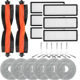 Accessoires pour robot aspirateur Xiàomi Vacuum S20+, 20 pièces de rechange, kit d'accessoires pour Xiàomi S20 Plus, contient 2 
