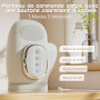 Prisag Masseur Électrique pour les Mains, Chauffage et Fonction de Pression Airbag, 3 Modes, 5 Intensités, Cadeau pour les Homme