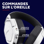 GXTrust 1492W Ravox Casque Gaming pour PS5 PS4 Switch PC Xbox Mobile, Jack 3,5 mm, Pilotes 50mm, Bandeau Rembourré, Oreillettes 