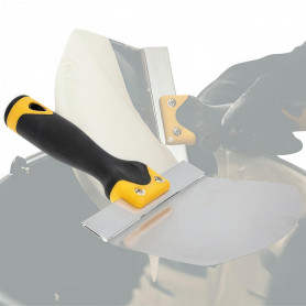 1 Pièces Couteau à Enduire Couteaux Spackle avec Manche en Plastique Couteaux à Mastic en Acier Inoxydable Multifonctions Spatul