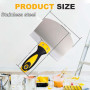 1 Pièces Couteau à Enduire Couteaux Spackle avec Manche en Plastique Couteaux à Mastic en Acier Inoxydable Multifonctions Spatul