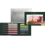 Faber-Castell 267136 - Coffret cadeau Paris, 12 stylos à encre Pitt Artist Pen, épaisseurs de trait FM, S, B