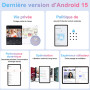 Tablette Android 15 Tablette 10 Pouces 20Go RAM + 128Go ROM(2To Extensible), Octa-Core, GMS Tablette Tactile, WiFi 6, 5G Wi-FI, 