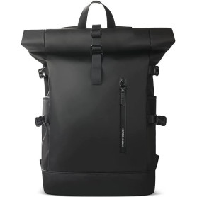 hk Sac a Dos Extensible 27L Sac Roll-Top Etanche Grand Sac a Dos PC Portable 15.6 Pouces avec USB Charging Port Pour Hommes Femm