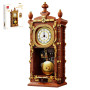 TYCOLE Horloge murale vintage classique jouet avec véritable fonction horloge et manuelle – pendule mécanique branchable – décor