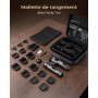 Vgrpro Tondeuse Cheveux Homme Professionnelle, Tondeuse Barbe Sans Fil pour Coupe de Cheveux, Kit Tondeuse et Tondeuse Barbe Hom