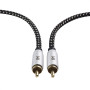 Cable Matters Pack de 2 câbles pour subwoofer 3 m, câble coaxial numérique (câble coaxial Audio numérique et câble pour subwoofe