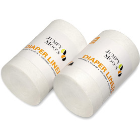 Voile de Protection pour Couche Lavable Bébé 0 à 3 Ans - Biodégradable et Respirant - Augmente la Durée de Vie et Facilite le Ne