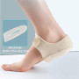 PLABBDPL 2 Pcs Protège-talons en silicone pour Fasciite Plantaire et Tendinite du tendon d'Achille avec coussinets en gel doux, 