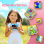 Appareil Photo Instantané pour Enfants - 1080P 2,4", Mode Video et Selfie avec Papier d'impression et Carte 32 Go, Jouet Cadeau 