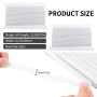 AMSGANK Élastique Couture 6 mm x 10 m, Bandes Élastique à Coudre Blanc Elastique Perruque Bande Elastique Couture Large Ceinture