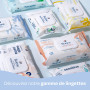 BIOLANE - Lingettes bébé à l'eau - Paquet de 100 Lingettes - Format conçu pour durer - Nettoyage doux et efficace - Dès la naiss