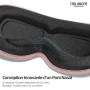 Masque de Nuit Innovant 2026, Trilancer Bandeau de Sommeil les yeux, Cache-œil Dormir,Masque de Sommeil, Voyage Avion Méditation