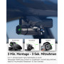 VANTRUE N2X 2.7K+1080P Dashcam Voiture Avant Intérieur, STARVIS 2 Double HDR Camera Embarquée Infrarouge, Support LTE, 5GHz WiFi