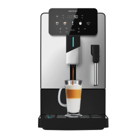 Cecotec Machine à Café Superautomatique Compacte avec Vapeur Cremmaet Steam Latte Art. 19Bars, Thermoblock, Plug&Play, Moulin Co