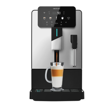 Cecotec Machine à Café Superautomatique Compacte avec Vapeur Cremmaet Steam Latte Art. 19Bars, Thermoblock, Plug&Play, Moulin Co