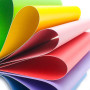 100 feuilles - 120g Tonpapier A4 couleur, Bastelpapier couleur papier imprimant - 25 couleurs