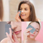 Heanvmyss Papier Buvard d'Huile,600 Feuilles Papier Matifiante Visage,Buvard d'Huile pour Le Visage Naturelles pour Les Soins de