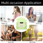 Heanvmyss Papier Buvard d'Huile,600 Feuilles Papier Matifiante Visage,Buvard d'Huile pour Le Visage Naturelles pour Les Soins de