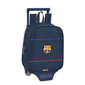 Cartable à roulettes F.C. Barcelona Bleu (22 x 28 x 10 cm)
