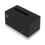 Ewent EW7012 Station d'accueil de disques de stockage USB 3.2 Gen 1 (3.1 Gen 1) Type-B Noir