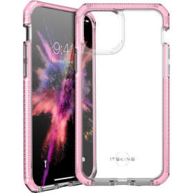 Coque semi-rigide Itskins Supreme Clear rose pour iPhone 11 Pro Max