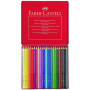 Crayons de couleur Faber-Castell 112423 Noir Multicouleur (24 Pièces)
