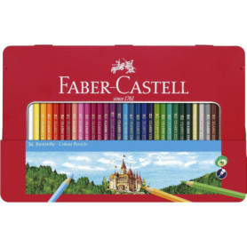 Crayon Faber-Castell 115886 Rouge Multicouleur (36 Pièces)
