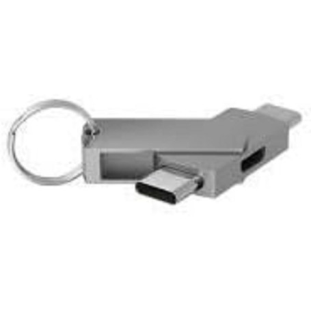 Terratec 272986 changeur de genre de câble USB Type-C USB Type-C, Micro-USB Argent