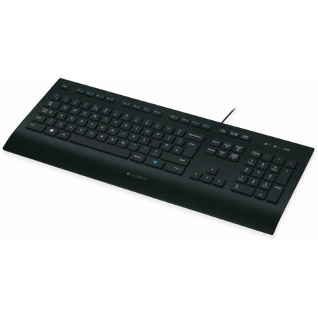 Logitech K280E Pro f/ Business clavier Bureau USB QWERTZ Allemand Noir
