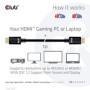 CLUB3D Ultra High Speed HDMI 4K120Hz, 8K60Hz Certified Cable 48Gbps M/M 2 m / 6.56 ft