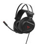 Steelplay HP51 Casque Avec fil Arceau Jouer Noir, Rouge