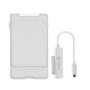 Connectland BE-USB3.1-G2-28-WH Boîtier de disques de stockage Boîtier disque dur/SSD Transparent, Blanc 2.5"
