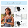 Fitbit Sense 2 Numérique Écran tactile Or GPS (satellite)