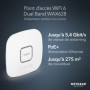 NETGEAR WAX628-111EUS point d'accès réseaux locaux sans fil Blanc Connexion Ethernet, supportant l'alimentation via ce p