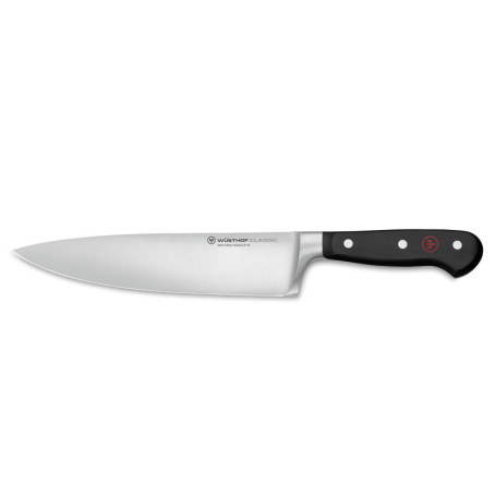 Couteau de chef Wüsthof Classic 20cm en acier inoxydable noir argenté (1040100120)