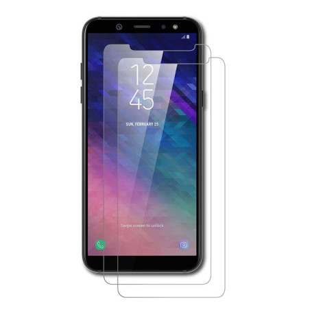 AICEK [Lot de 2] Verre Trempé Samsung Galaxy A6 2018, Film Protection écran Verre trempé pour Samsung A6 2018 Vitre Protection G
