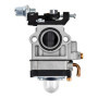 Queta Carburateur pour Moteur de Débroussailleuse 52cc 49cc 43cc, Kit Carbu avec Joint, Tuyau, Bougie d'Allumage et Filtre à Ess