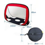 OFKPO Football Porte Portable Pliage pour Enfants, Pliage Filet de Football, Grille Portable Sports en Plein Air Les Enfants Uti