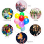 100 Ballons Latex Ballons Multicolore Ballons Ballons De Baudruche Ballon Anniversaire Ballon Helium Colorés Hélium Ballons Gonf