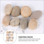 Liekadijiae 25 Pièces Galets à Peindre, DIY Enfants Peintes Rocher, Pierres Créatives Peintes à la Main DIY, pour Dessin de Pier